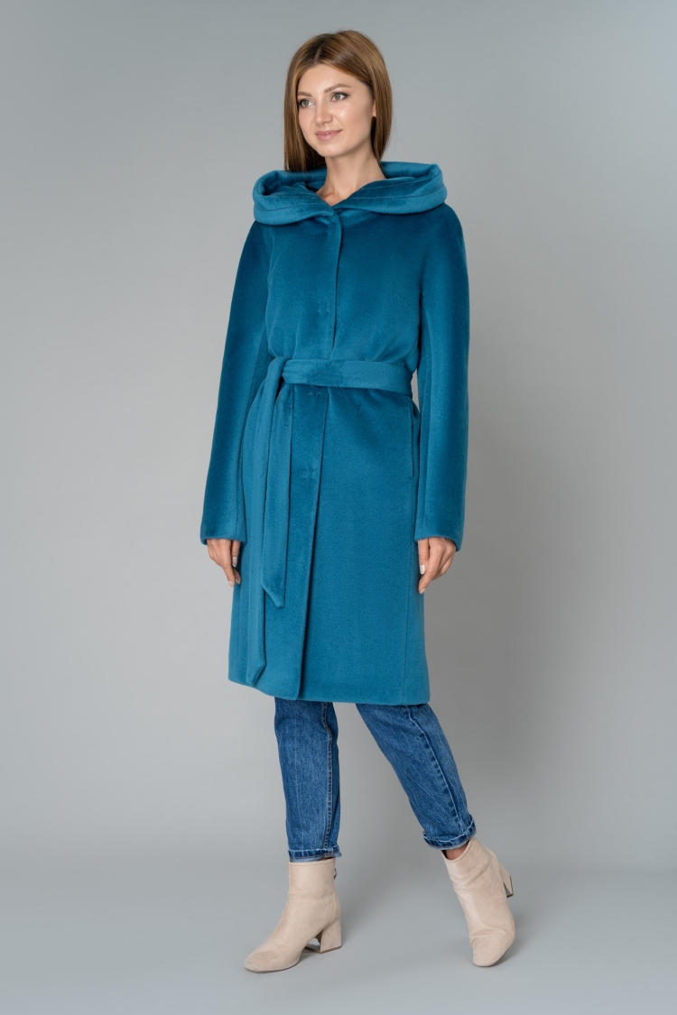 Elema пальто t-6450 индиго коллекция 2016 года