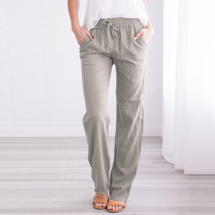Zara 20019 льняные брюки укороченные женские