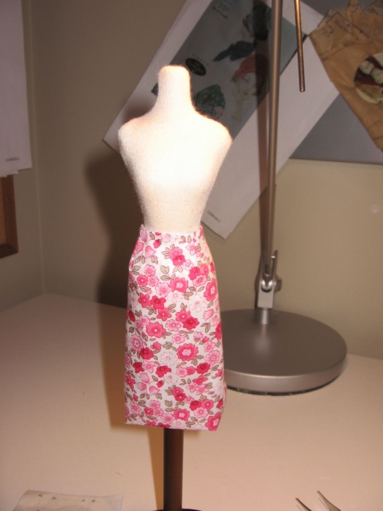 Техника шитья юбки для Барби