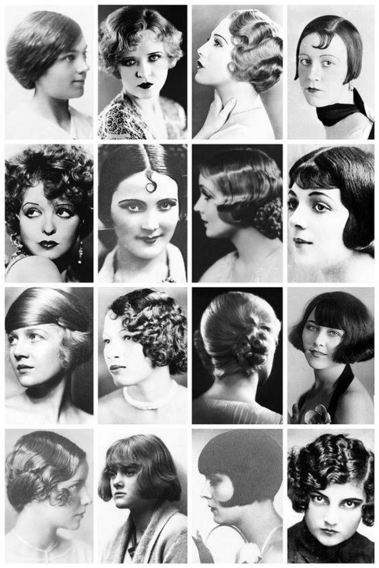Причёски 20-х годов женские