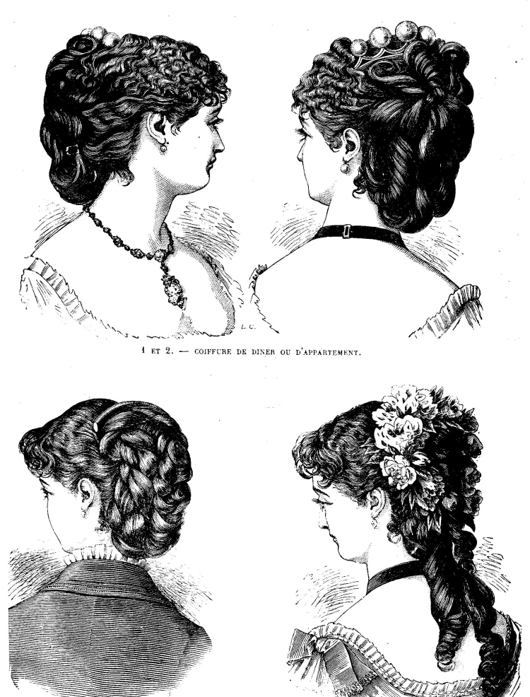 1820 Мода причёски