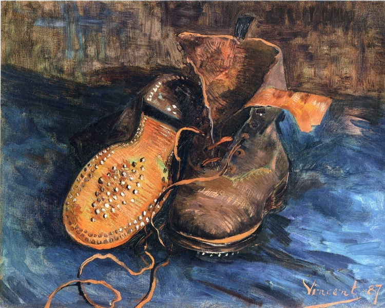 Ботинки Винсент Ван Гог живопись, ноябрь 1886