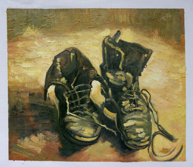 Картина Ван Гога оригинал в хорошем качестве ботинки