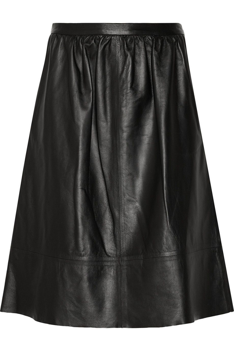 Атласная плиссированная юбка Zara