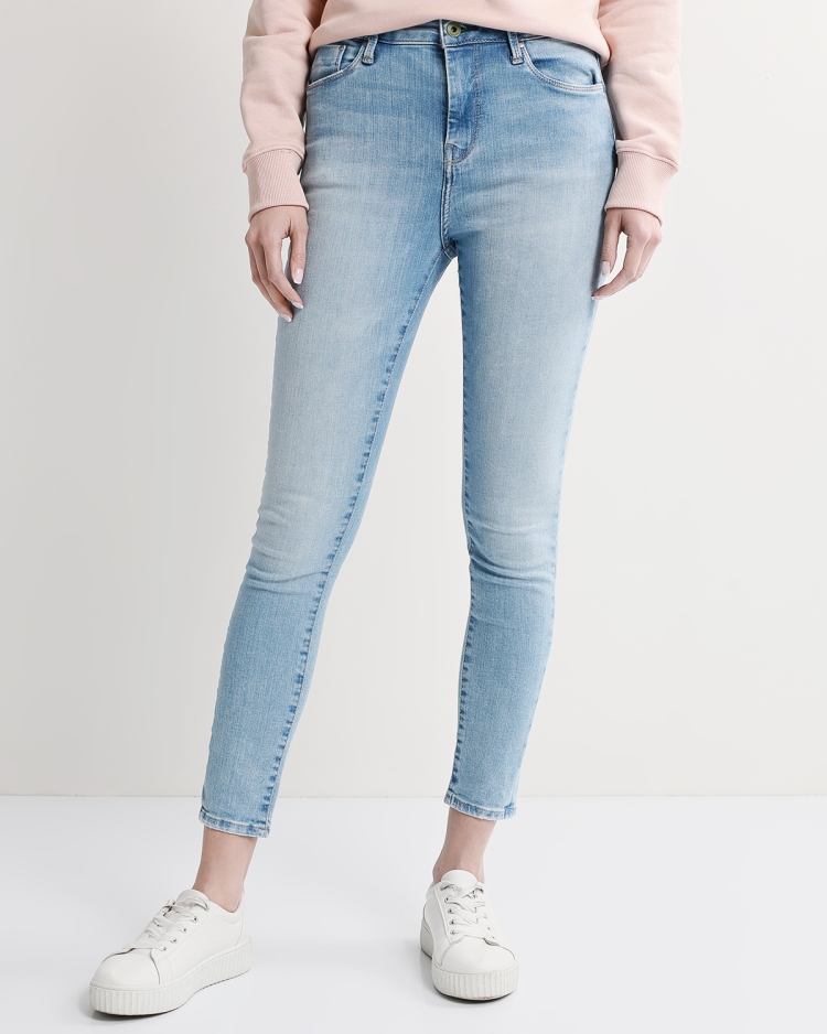 Светлые джинсы женские широкие