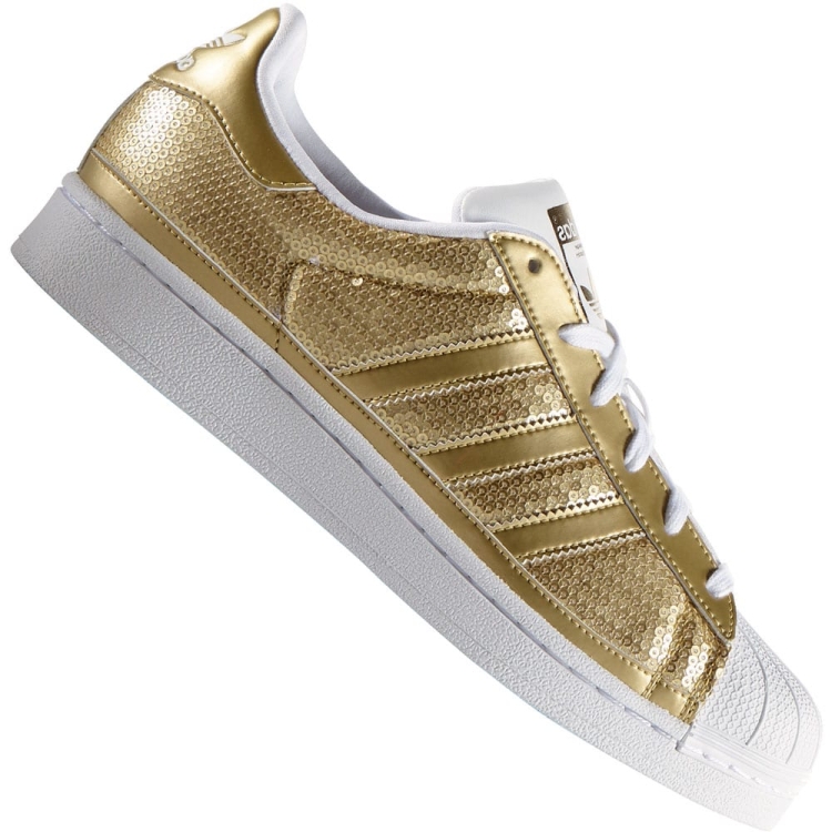 Adidas Superstar золотые