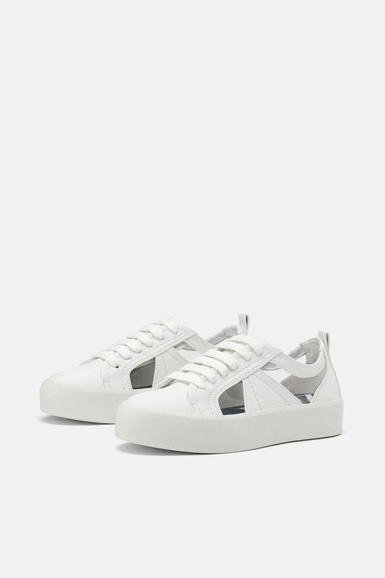 Белые ботинки Zara 2020