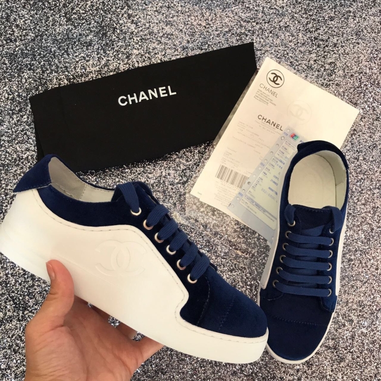Кеды Chanel синие