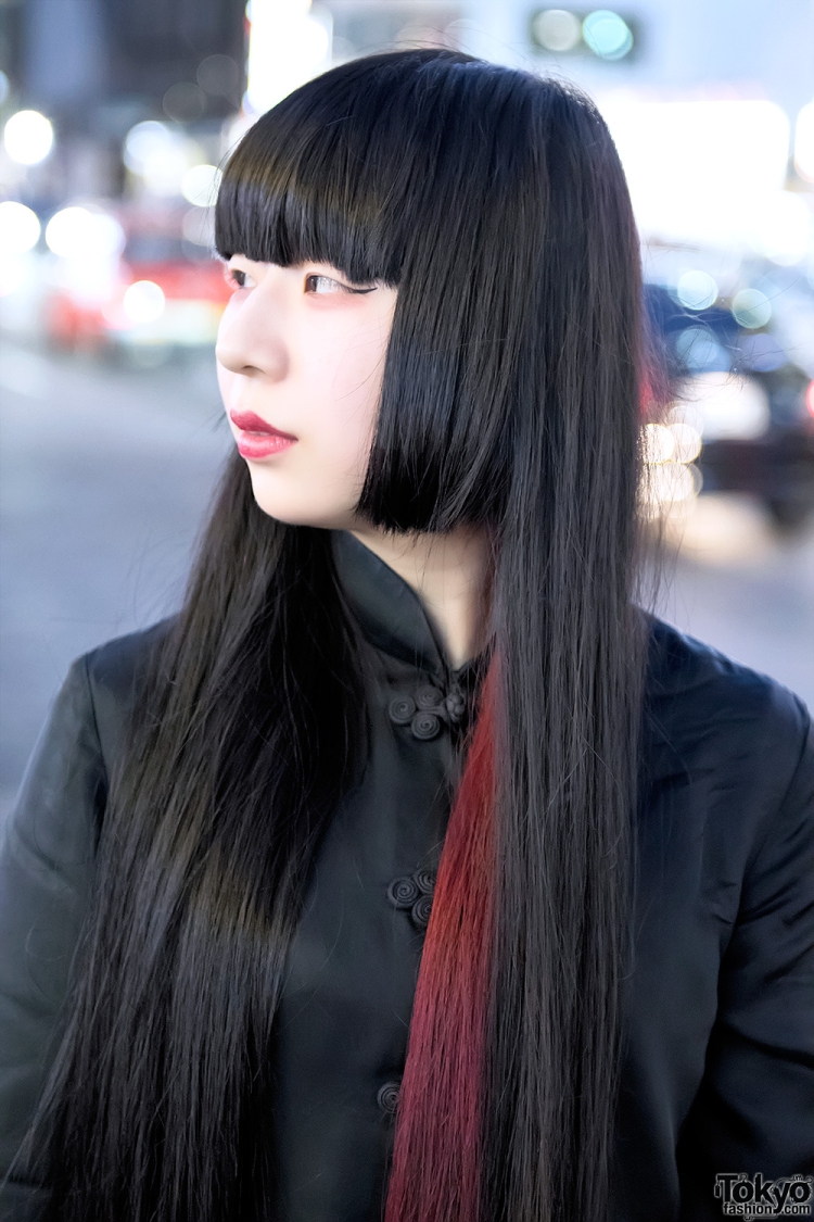 Причёски в японском стиле женские