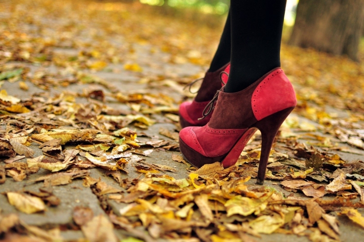 Осенние туфли на шпильке