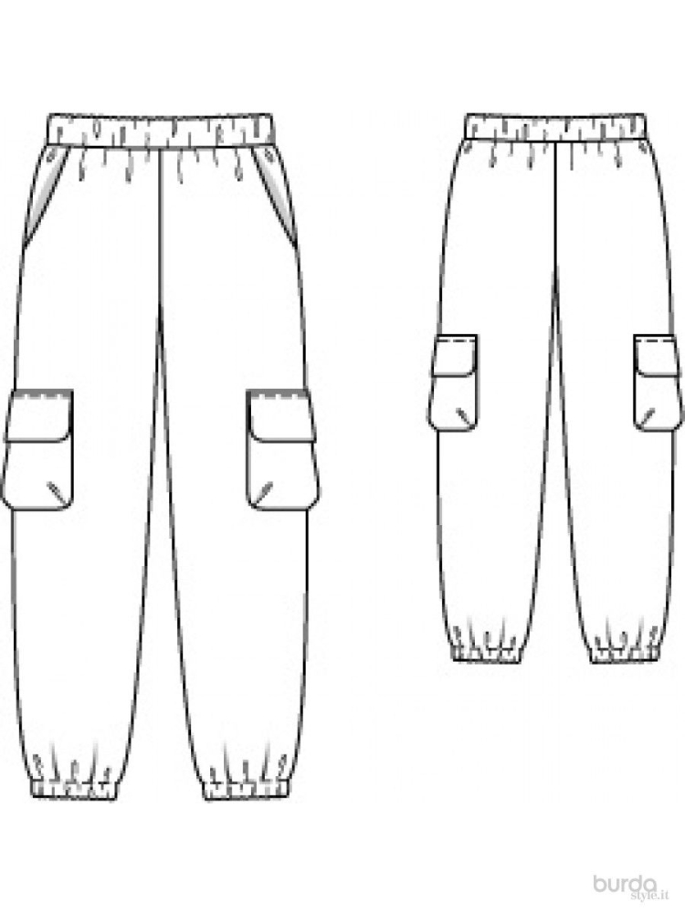 Моделирование брюк с заниженной линией сидения