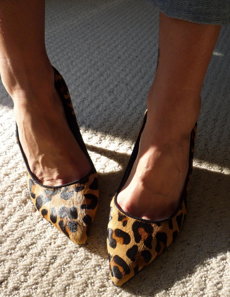 Туфли с тигровым принтом