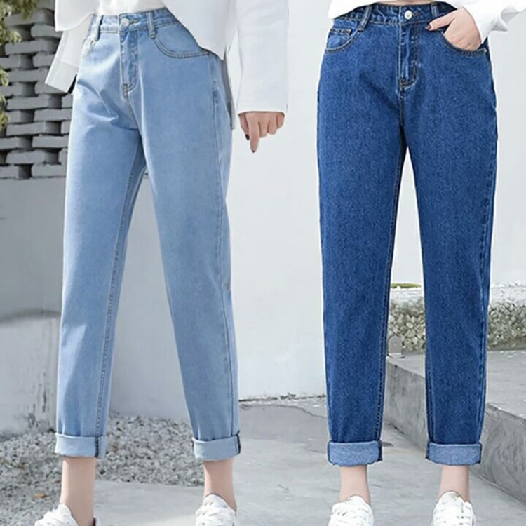 Loose straight джинсы женские