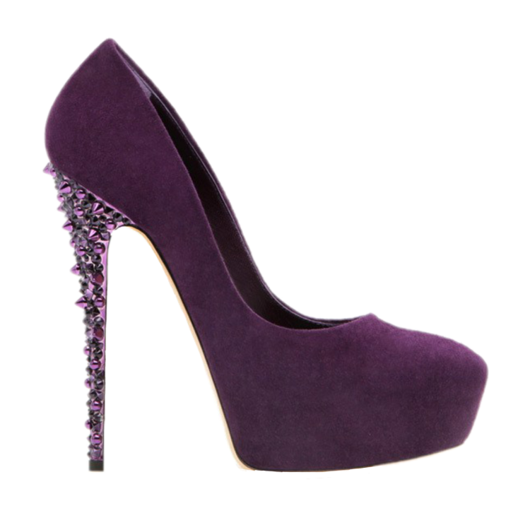 Туфли фиолетовые крутые