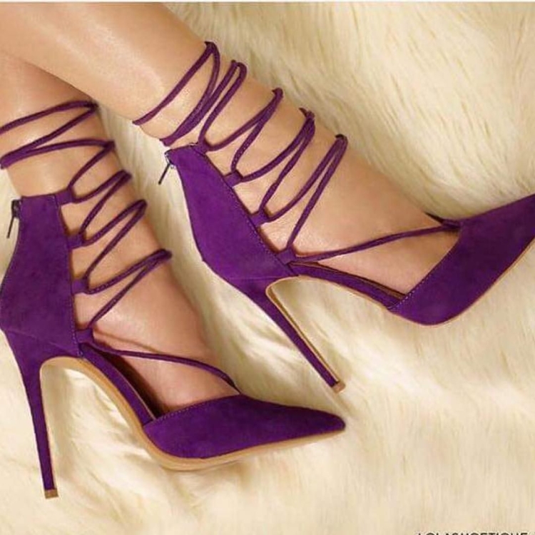 Фиолетовые туфли Эстетика