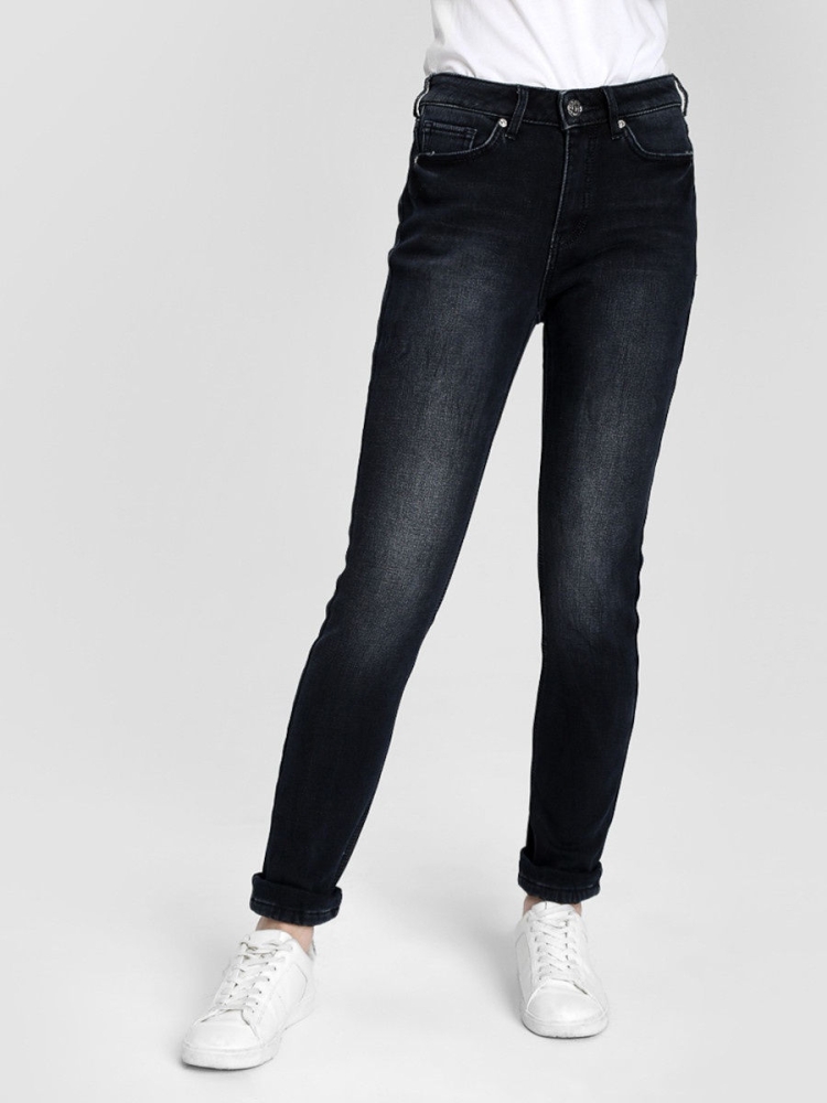Флисовые джинсы женские