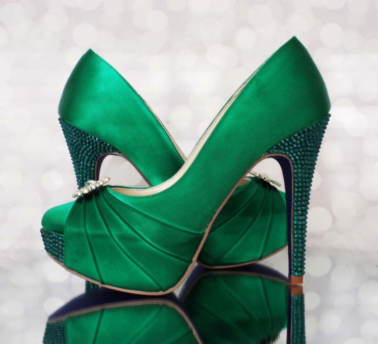 Терволина туфли замша зеленый