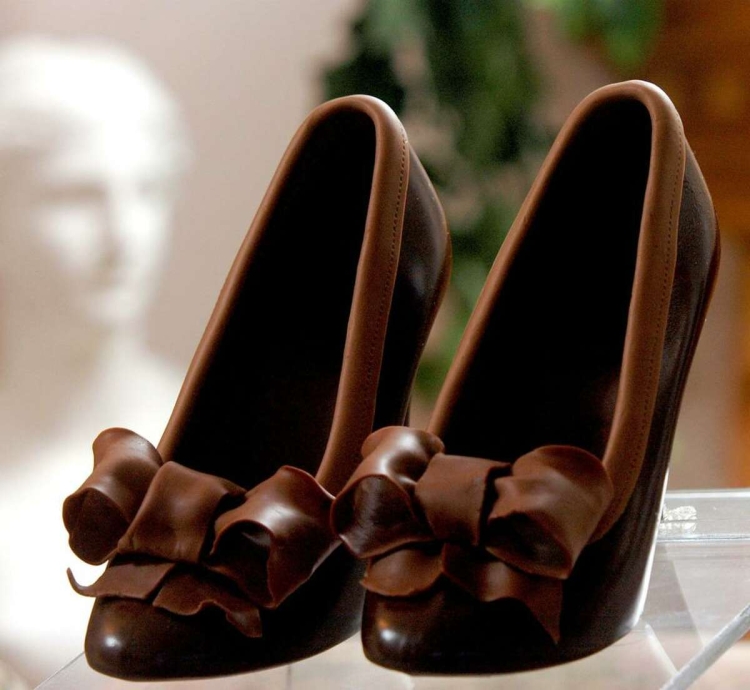 Шоколадные туфли лодочки