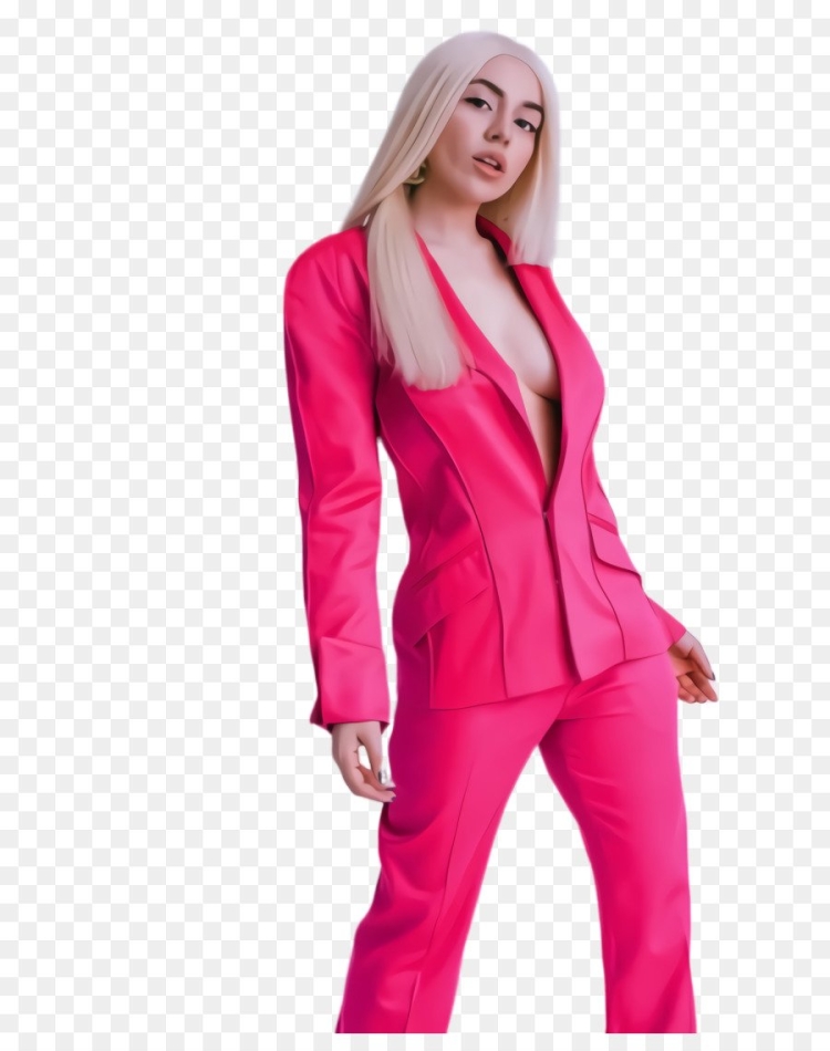 Розовый спортивный костюм женский