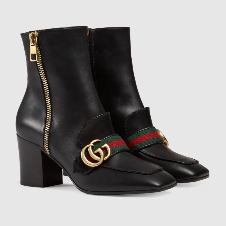 Gucci Leather Boots 363803
