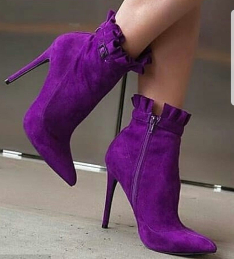 Фиолетовые туфли Эстетика
