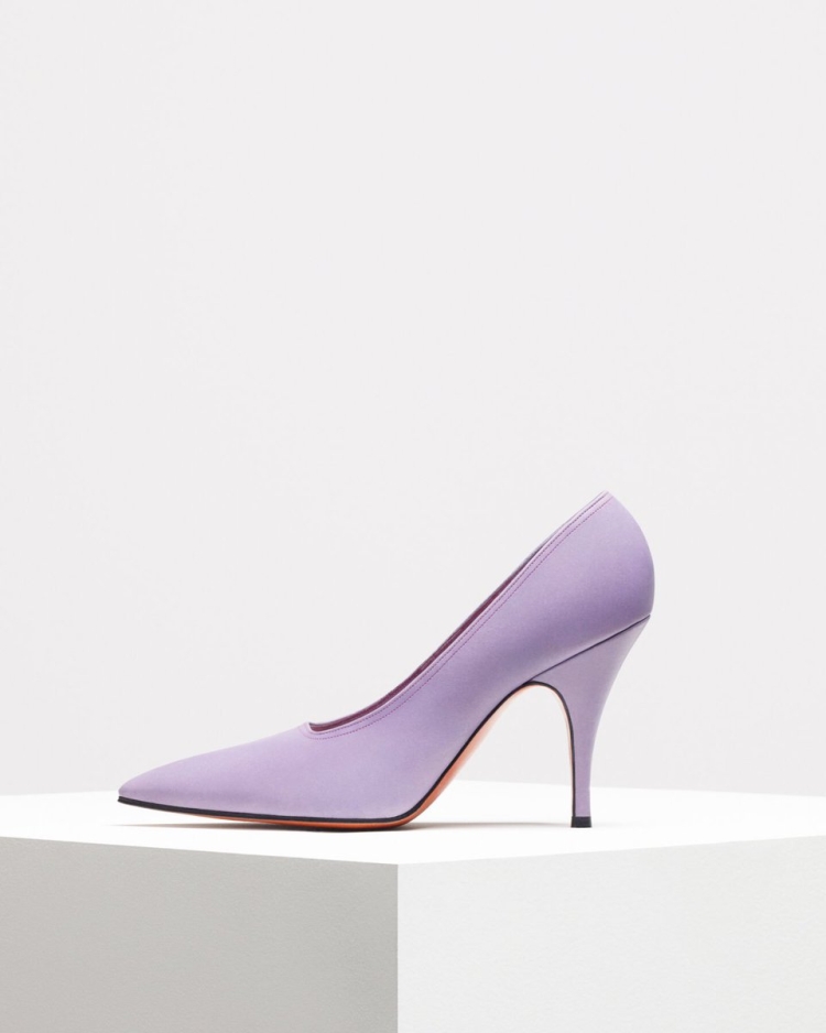 Сочетания с фиолетовыми туфлями