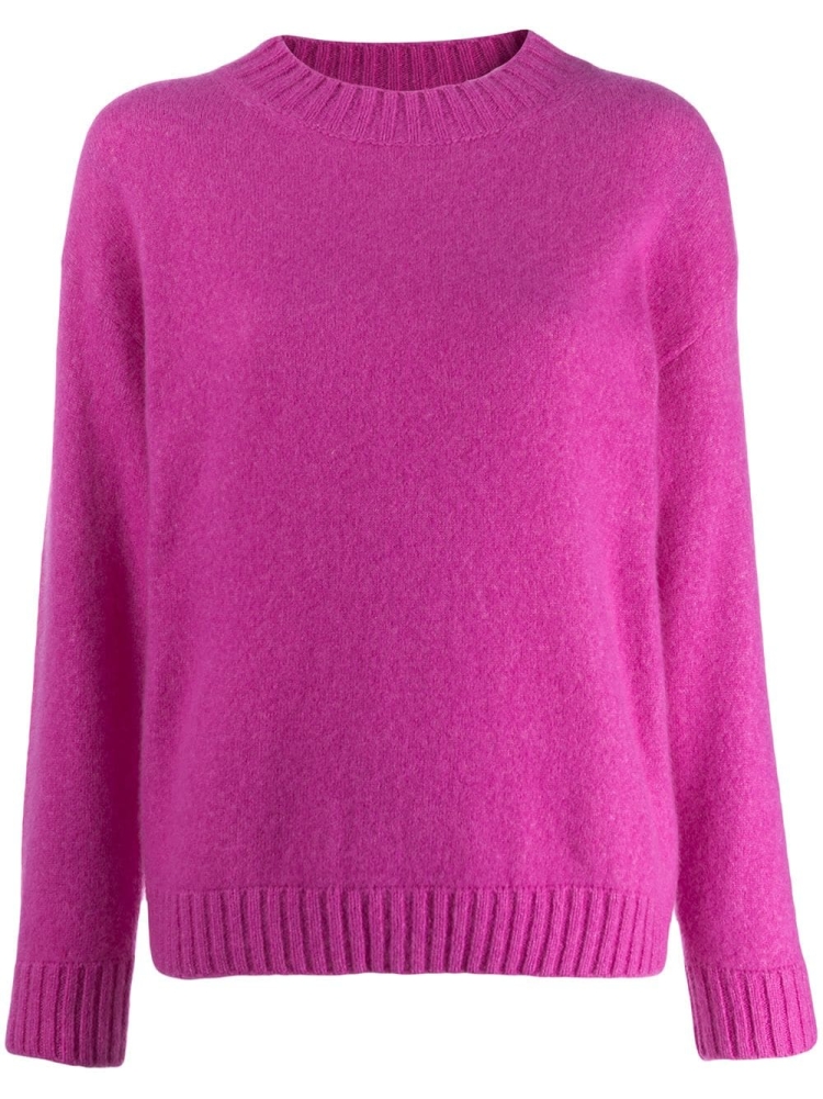 Фиолетовый свитер женский оверсайз