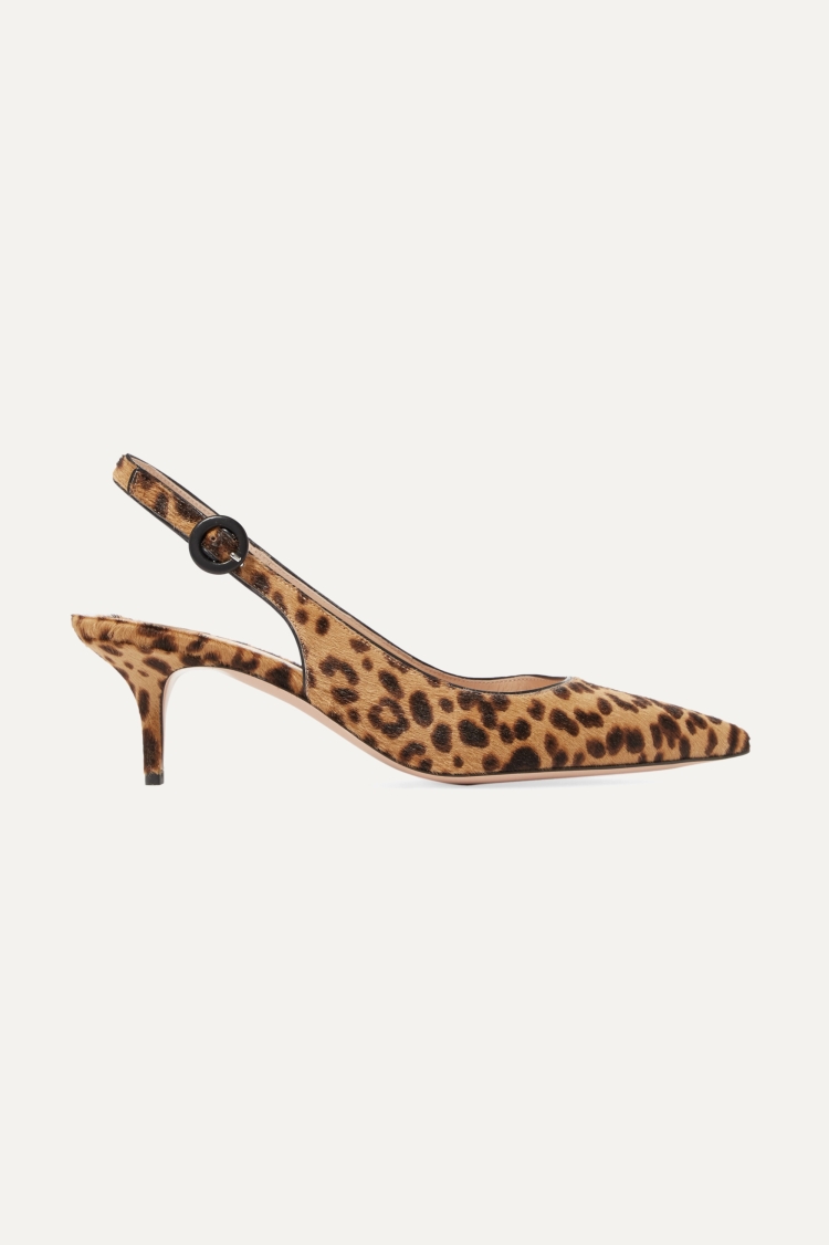 Леопардовые ботинки Zara