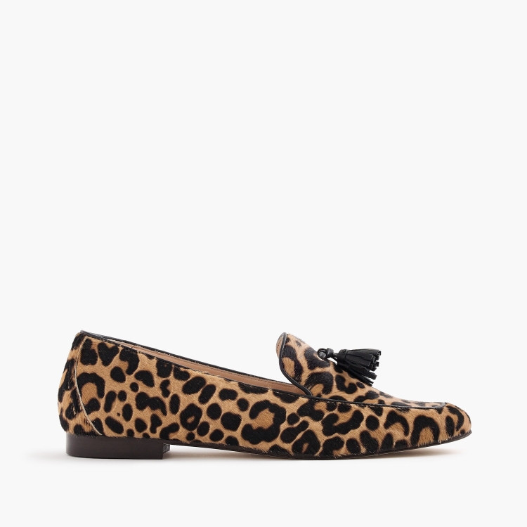 Честер обувь женские лоферы леопардовые