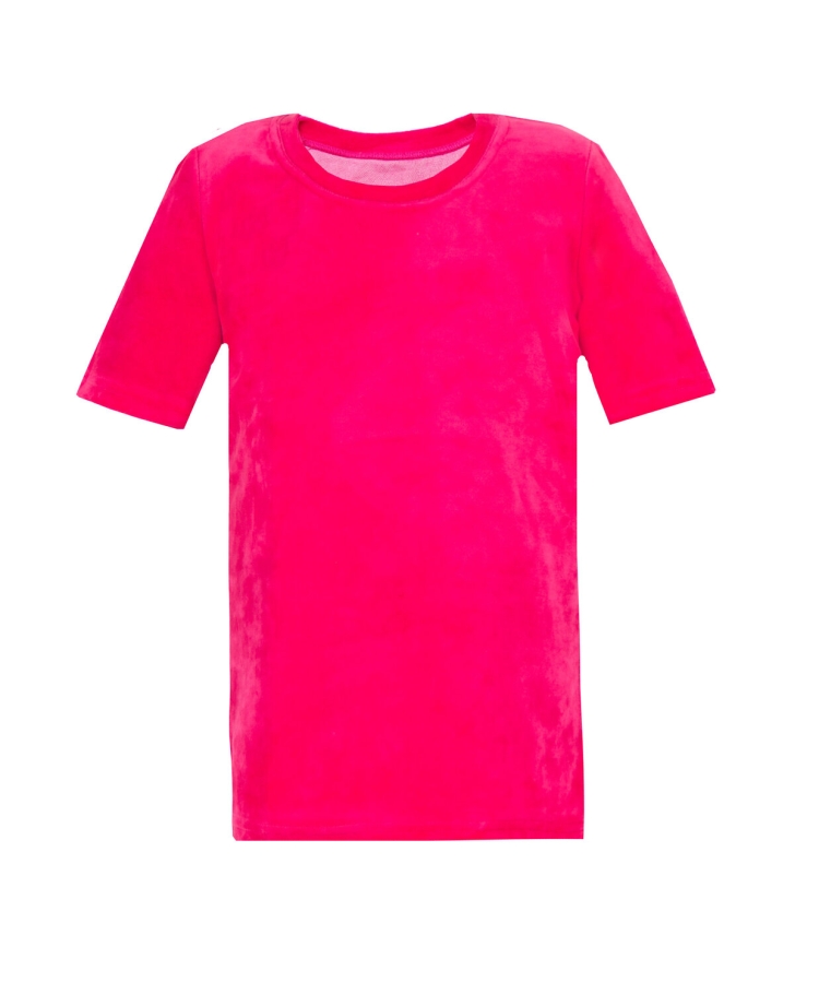 Стильная розовая футболка женская