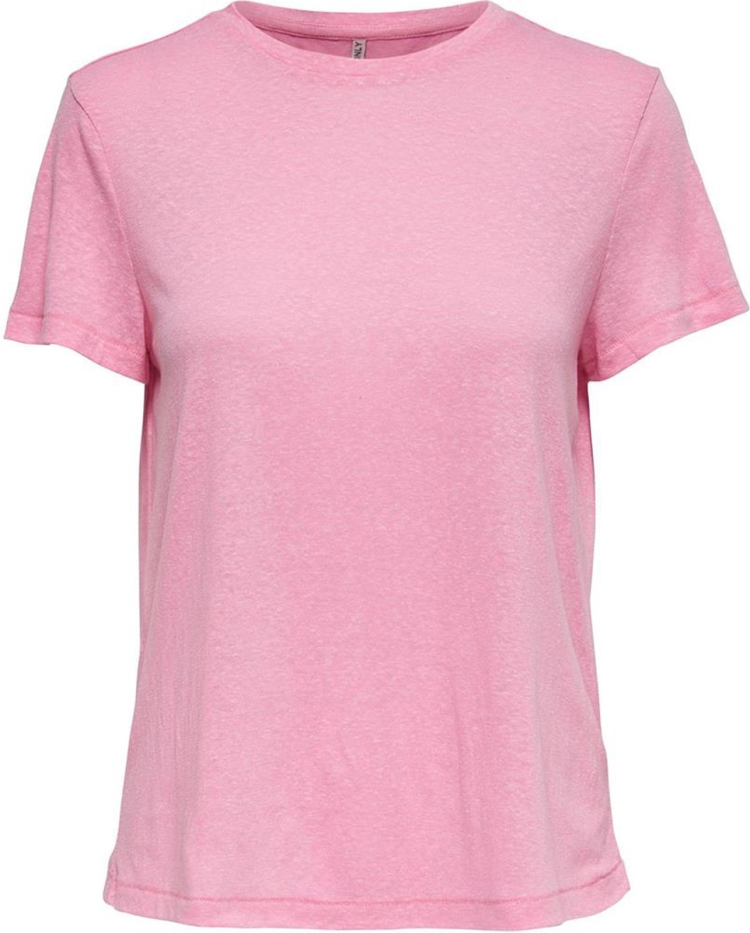 Розовая футболка женская модная