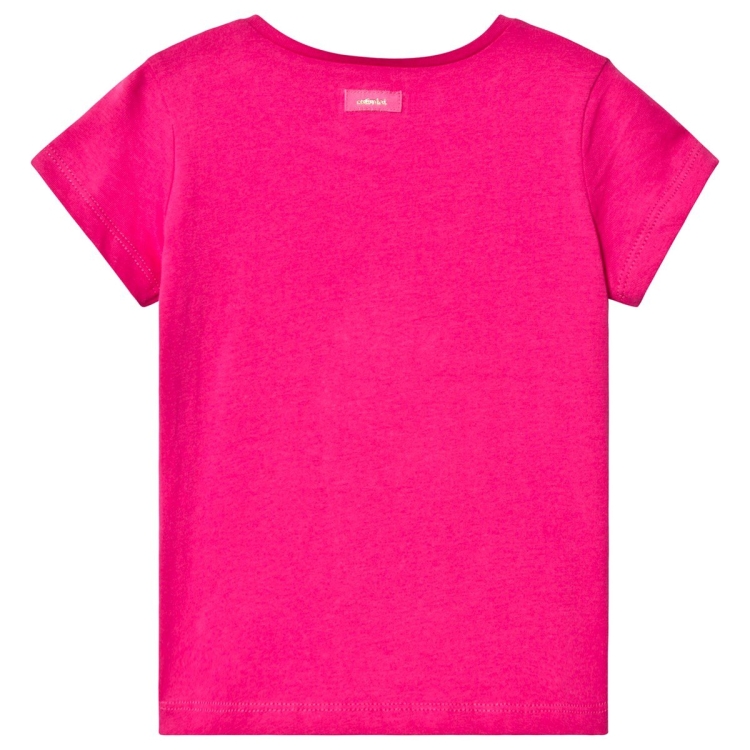 Ярко розовая футболка женская