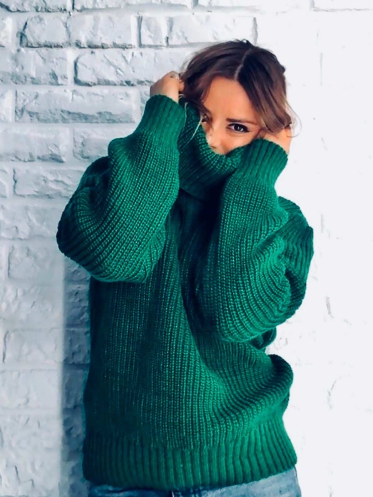 Zara зеленый пуловер