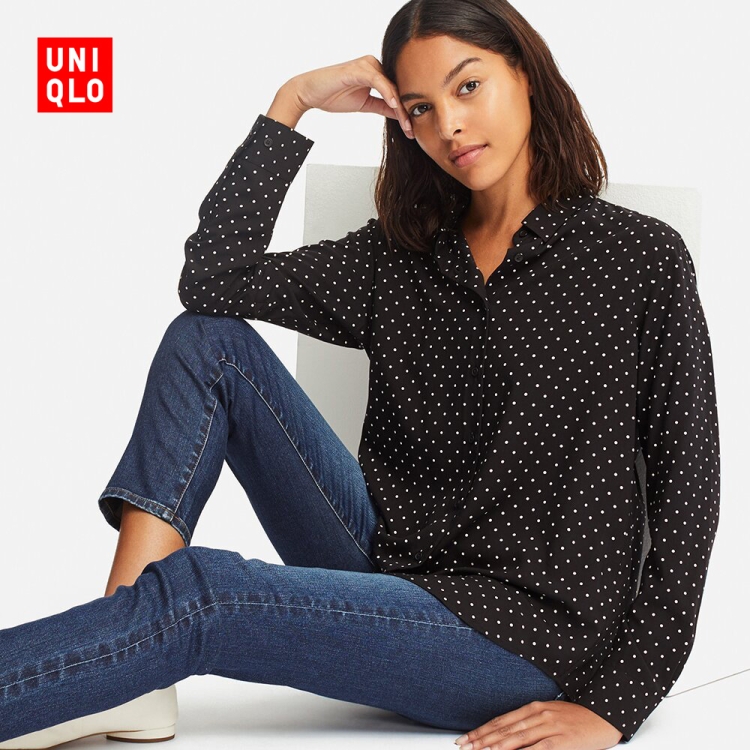 Uniqlo блузка long Sleeve check Flannel