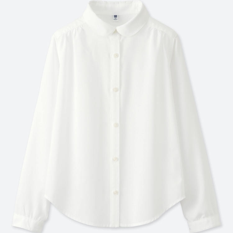 Белая рубашка Uniqlo