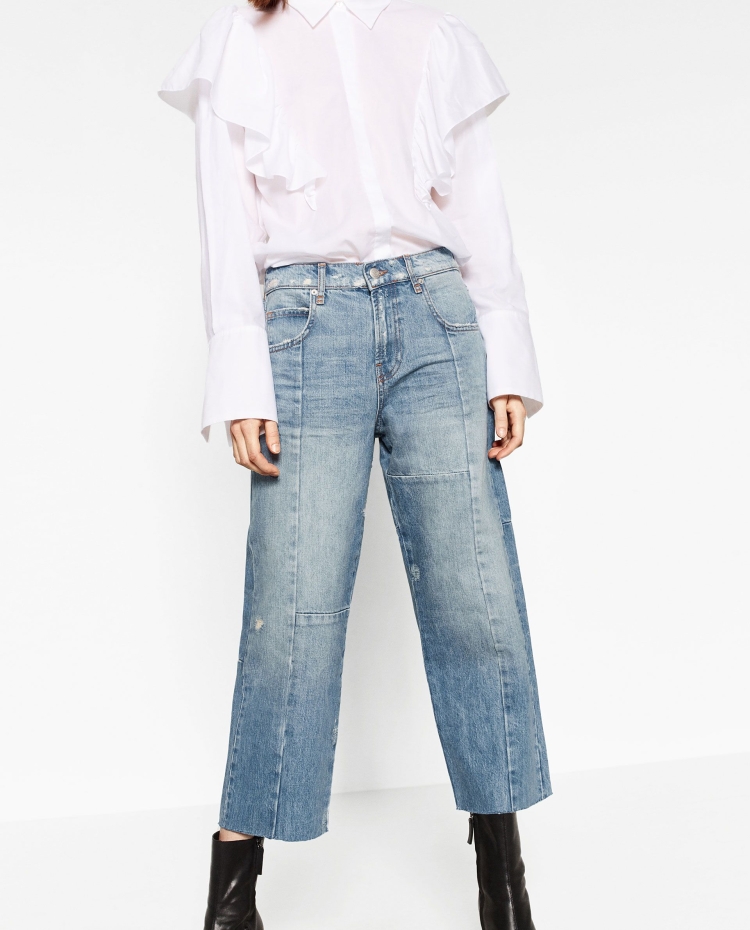 Zara straight Fit джинсы