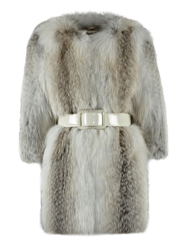 Шуба virtuale fur collection из овчины Снежная Королева