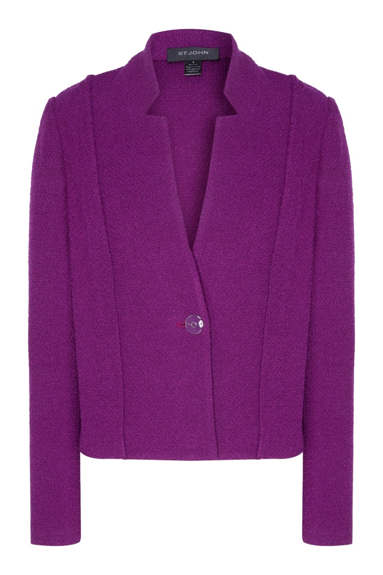 Фиолетовый пиджак Balmain